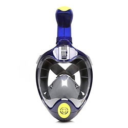 Maschera Da Snorkeling Integrale Dry Top Snorkel Attrezzatura Da Snorkeling, Vista Panoramica A 180° Maschera Da Nuoto Anti-Appannamento Anti-Perdita  en oferta