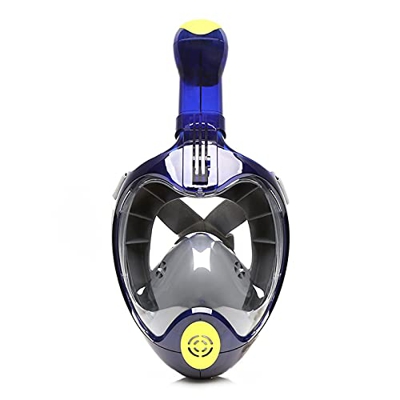 Maschera Da Snorkeling Integrale Dry Top Snorkel Attrezzatura Da Snorkeling, Vista Panoramica A 180° Maschera Da Nuoto Anti-Appannamento Anti-Perdita 