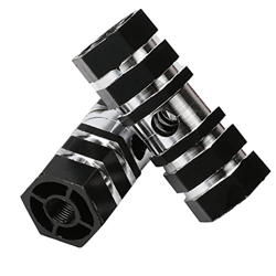 Poggiapiedi Bici, 1 Paio di Pedali in Lega di Alluminio Piedini Antiscivolo Pedale per Mountain Bike Ciclismo Pedali per Assali Posteriori per Bici Ad en oferta