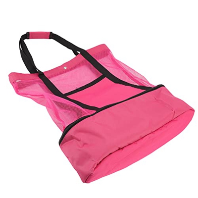 Gedourain Borsa da Spiaggia in Rete, Borsa da Spiaggia per Mantenere la freschezza Multifunzione per la Spiaggia(Rosso)