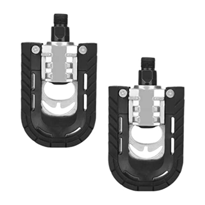 INOOMP Pedali per Biciclette da 1 Paio di Pedali Pieghevoli per Bici da Strada Pedili Pieghevoli in Bicicletta per Mountain Bike Bici BMX E MTB