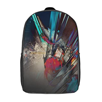 Zaino alla moda Zaino alla moda Cool Teen Adatto per borse da viaggio e sport all'aria aperta (42x30x13cm) Zaino 3D Cool