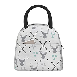 Caccia Frecce Triangoli Cervo Portatile Pranzo Borsa Scaldamuscole, Grande Dimensione Grande Capacità Lunchbag. en oferta