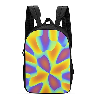 SDEQA Zaino alla moda Zaino Cool Fashion Zaino per laptop, borsa impermeabile per uomini e donne (42x30x13cm) Zaino 3D Cool