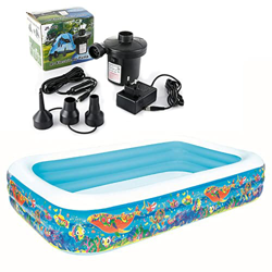 Piscina Gonfiabile, Piscine gonfiabili adulti rettangolare, 305*183*56 cm Piscina Fuori Terra , PVC, Durevole e Sicuro per Famiglia, all'aperto, Ragaz precio