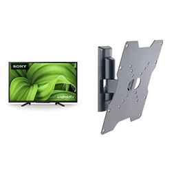 Sony BRAVIA KD-32W800 Smart TV 32 pollici, HD Ready LED, HDR & Supporto TV CME ETR 200, Inclinabile, per Tv a Schermo Piatto da 26’’ a max 40’’ en oferta