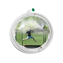 Misting Cooling System Water Irrigation Mister Kit + Ugelli in Ottone per Trampolino Waterpark Patio Ombrello, Shade Vela Sistema di Distribuzione Aut precio