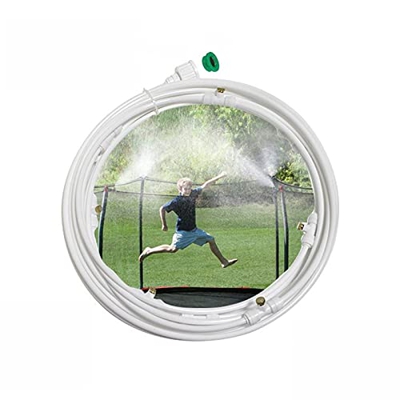 Misting Cooling System Water Irrigation Mister Kit + Ugelli in Ottone per Trampolino Waterpark Patio Ombrello, Shade Vela Sistema di Distribuzione Aut