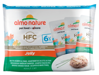 Almo Nature Cat HFC Multipack 6x55 gr Ricette Assortite: Natural Pollo