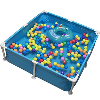 BZZBZZ Piscina per Bambini, Giochi per Piscine per Bambini All'aperto, Piscina Pieghevole Portatile, Materiale di Protezione Ambientale in PVC di Alta