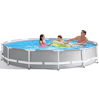 Piscina per bambini, Piscina fuori terra, Piscina con struttura rotonda, Piscina con struttura in metallo, per esterno, interno, giardino, cortile, pr
