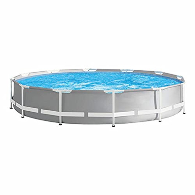 Piscine da 12 piedi x 30 pollici con struttura in metallo, piscina all'aperto fuori terra, piscine rotonde di dimensioni standard, piscina per bambini