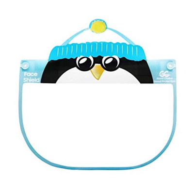 Esque Maschera Protettiva per Bambini, Impermeabile, Trasparente, Sicurezza Sportiva (A, One Size)