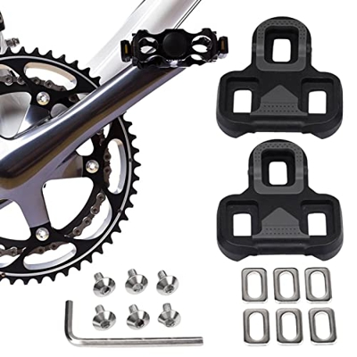 gormyel Set di tacchette per Bici da Strada | Set di tacchette per Bici da Strada | Tacchette da Bicicletta di Ricambio Antiscivolo Set di tacchette d