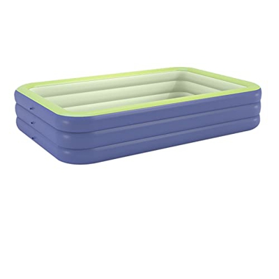 ASDFGHT Piscina Bimbi Gonfiabile Materiale in PVC Addensato Piscina, Doppio Drenaggio e Dispositivo di Gonfiaggio A Un Pulsante, Facile da Riporre (Si