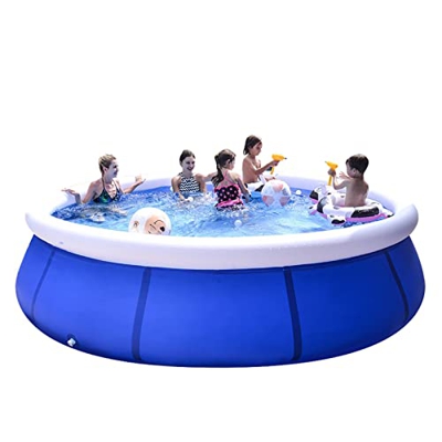 ASDFGHT Piscina Gonfiabile Bambini PVC di Alta qualità Rotondo Addensato e Resistente al Calore di Grandi Dimensioni (Size : 240x63cm(94x25in))