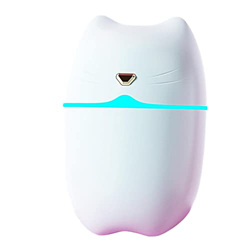 LOVIVER Diffusore di olio essenziale per umidificatore compatto con design a orecchio di gatto da 260 ml, nebulizzatore Funzionamento silenzioso 2 mod en oferta