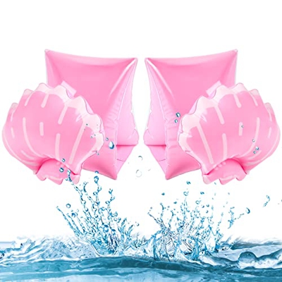 EKKONG Braccioli Bambini, Braccioli Gonfiabili, Swim Braccioli, Bracciali gonfiabili da Nuoto per Bambini 3 4 5 6 Anni (Guscio)