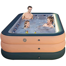 BZZBZZ Piscina Gonfiabile, Piscina Family Lounge, Realizzata in Materiale PVC Atossico Spesso 0,4 Cm, Adatta a Una Famiglia di 3-5 Persone per Ospitar precio