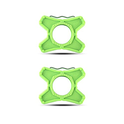 Pedale di blocco Staffa per bici da strada Biciclette Pedali zero Manutenzione Parti di ciclismo Durevole Refit Accessori Modifica , Verde precio