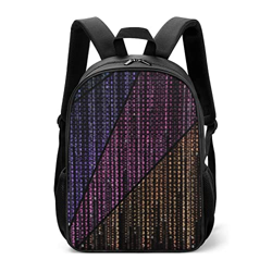 JHPAIOQ Borsa scuola unisex Zaino Artistic Fashion Gli eleganti zaini stampati sono ideali per la vita di tutti i giorni. (42x30x13cm) Zaino 3D Cool precio