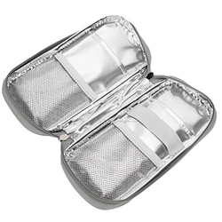 Borsa frigo per insulina, borsa termica per medicinali, portatile, multistrato, leggera, ecologica, impermeabile, tessuto Oxford, design con cerniera  precio