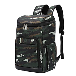 Cooler Backpack Insulated Soft-Sided Cooling Bag Outdoor Picnic Bag 24-28L Portable Leakproof Collapsible with Disposable Ice Pack for Beach Travel Ca características