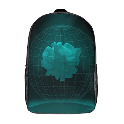 Borsa scuola unisex Zaino Artistic Fashion Gli eleganti zaini stampati sono ideali per la vita di tutti i giorni. (42x30x13cm) Zaino 3D Cool