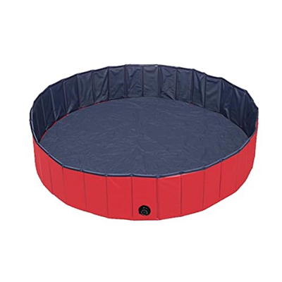 Odoukey Piscina per Animali Domestici in PVC, Piscina in PVC Piscina Portatile Vasca da Bagno per Animali Domestici Pieghevole Piscine per Esterni per
