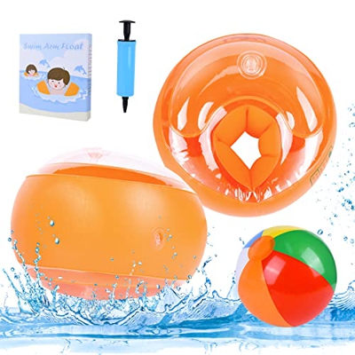 Ulikey Braccioli da Nuoto, Braccioli Bambini 1 a 4 Anni, Bracciali da Nuoto per Bambini, Anello di Nuoto Galleggiante, Bracciali da Nuoto per Bambini,