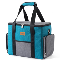 Portable Portable 30-Can Insulated Cooler Bag Leakproof Soft Sided Cooler Bag Collapsible Cooler for Camping Picnic Lunch BBQ Beach Organizers (Color  en oferta