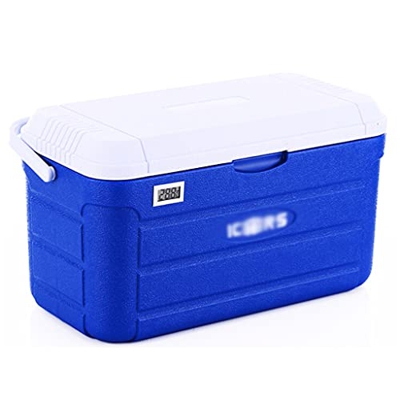 Portable Portable 21QT Ice Cooler Rotomolded Insulated Coolers 4 Days Retention Heavy Duty Ice Chest for Camping BBQs Tailgating Outdoor Activities Or
