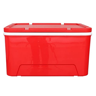 Portable 70-Quart Portable Leak-Proof Compact Lightweight Insulated Airtight Hard Drybox Cooler for Fishing Hunting And Camping Organizers (Color : Re