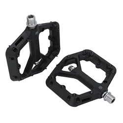 Socobeta Pedali Bici MTB Pedali Allargati Antiscivolo Pedali per Mountain Bike Nylon Composito Resistente allo Scivolamento Cuscinetti Neri Allargamen precio