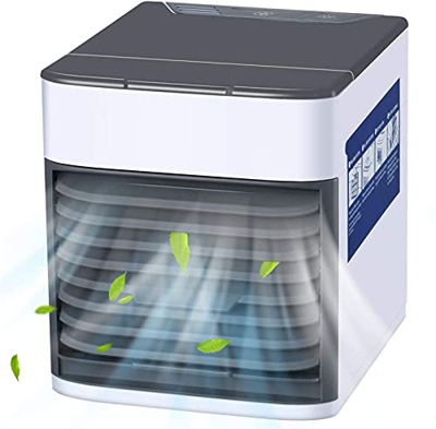 Generic Ventilatore Nebulizzatore Acqua - Compatto E Portatile Raffreddatore Aria - Basso Consumo Energetico Mini Air Conditioner, per Dell'Ufficio Do