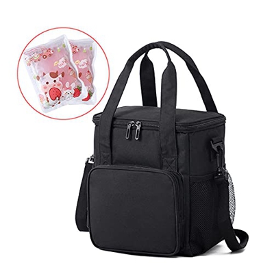 Lunch Bag Cooler Backpack Insulated Soft-Sided Cooling Bag Outdoor Picnic Bag Portable Leakproof with Reusable Ice Pack for Adults/Men/Women/Kids for 