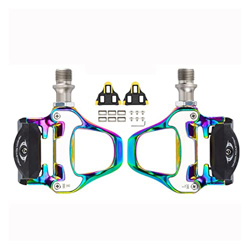 FIVENUM Bicycle Bike Bike Bike Bike Bike Bike Bike Bicyl SPD-SL Pedali Senza Clip Corse for Bici da Bici da Strada Colorate (Color : R97Y-Colorful) en oferta