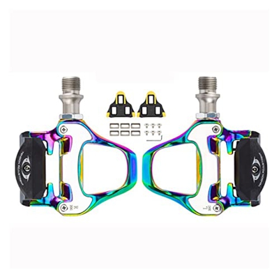 FIVENUM Bicycle Bike Bike Bike Bike Bike Bike Bike Bicyl SPD-SL Pedali Senza Clip Corse for Bici da Bici da Strada Colorate (Color : R97Y-Colorful)