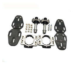 FIVENUM Zero Road Bicycle Pedal Legato Traccia Sprint Special Bicycle Pedal Clip Accessori for Pedali (Color : Black Titanium Shaft) en oferta
