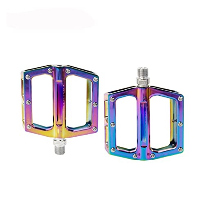 FIVENUM MTB Pedali Bici in Lega di Alluminio Ultraleggero colorato Cuscinetto sigillato in Mountain Mountain Bike a Pedale antiscente (Color : Color)