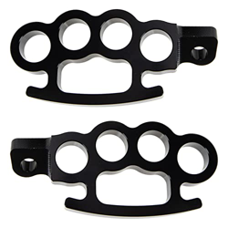 Unomor PEG PIELLA Anteriore di MONTENZIONE Anteriore di Motore: 1 Paio di Riposo Pedali Pedali Design STHITTURA di Retro Compatibile con Mange Motore  en oferta