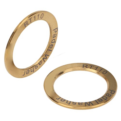 Guarnizione del pedale della bicicletta, 3 colori Rondelle per pedali per bici da strada Rondelle per pedali per bici estese resistenti alla ruggine a