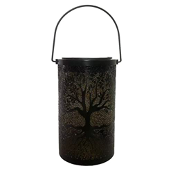 OSALADI Lanterna per Giardino Solare Luci Appese Esterna Lampada da Giardino Vintage Lampada Decorativa Proiezione Lampada Luci del Cortile per Giardi en oferta