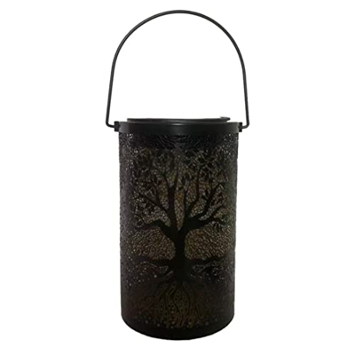 OSALADI Lanterna per Giardino Solare Luci Appese Esterna Lampada da Giardino Vintage Lampada Decorativa Proiezione Lampada Luci del Cortile per Giardi