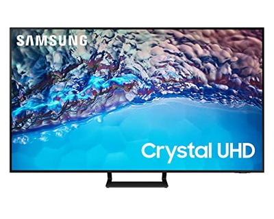 Samsung TV Crystal UHD UE75BU8570UXZT, Smart TV 75" Serie BU8570, Crystal UHD 4K, Alexa e Google Assistant integrati, Black, 2022, DVB-T2
