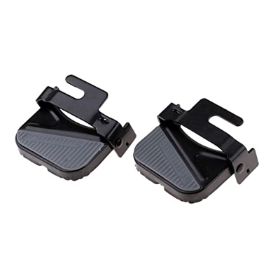 FIVENUM 1 Paio di Pedali Posteriori in Bicicletta Non Slip Bici Pieghevole for Pedale in Acciaio poggiapiedi poggiapiedi Bici for la Sicurezza del Bam