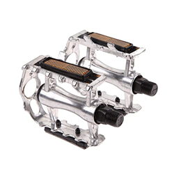 1pair Bike Bicycle Pedals MTB Bike Part Pedal Pedal Cycling Alluminio Lega Ultra-Light Hollow Cage Cage Pedali per Biciclette Pedali Bici (Color : Sil precio