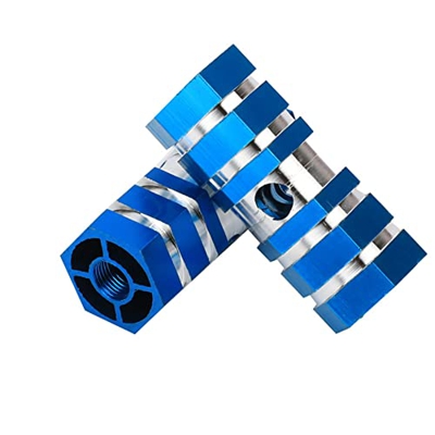 Pedane Bici in Lega di Alluminio, 1 Paio di Pedale Dell'Asse Posteriore Della Bicicletta Piedi in Bicicletta Pedali Piedi Posteriore Antiscivolo Adatt