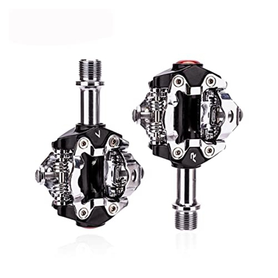 FIVENUM Pedali di Blocco della Bicicletta MTB Auto-Blocco in Alluminio con Clip Cuscinetti sigillati Pedale for Bici da Pedale for Pedale for SPD (Col