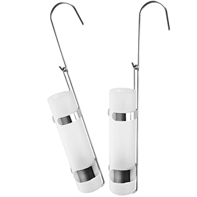 com-four® 2X umidificatore d'Aria in Vetro - evaporatore riscaldante da Fissare al Riscaldamento - evaporatore radiatore con Due Ganci a S (1x evapora